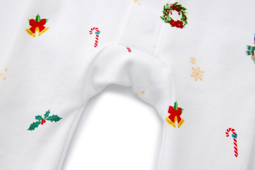 Organic Cotton Magnetic Footie Pajama - London