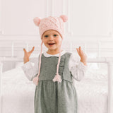 Quinn Cable Pom Pom Knit Hat
