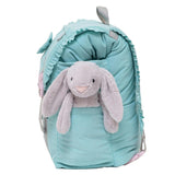 Sleep-N-Pack™ – Little Kid Size | Bows & Ruffles Tanager Turquoise Corduroy