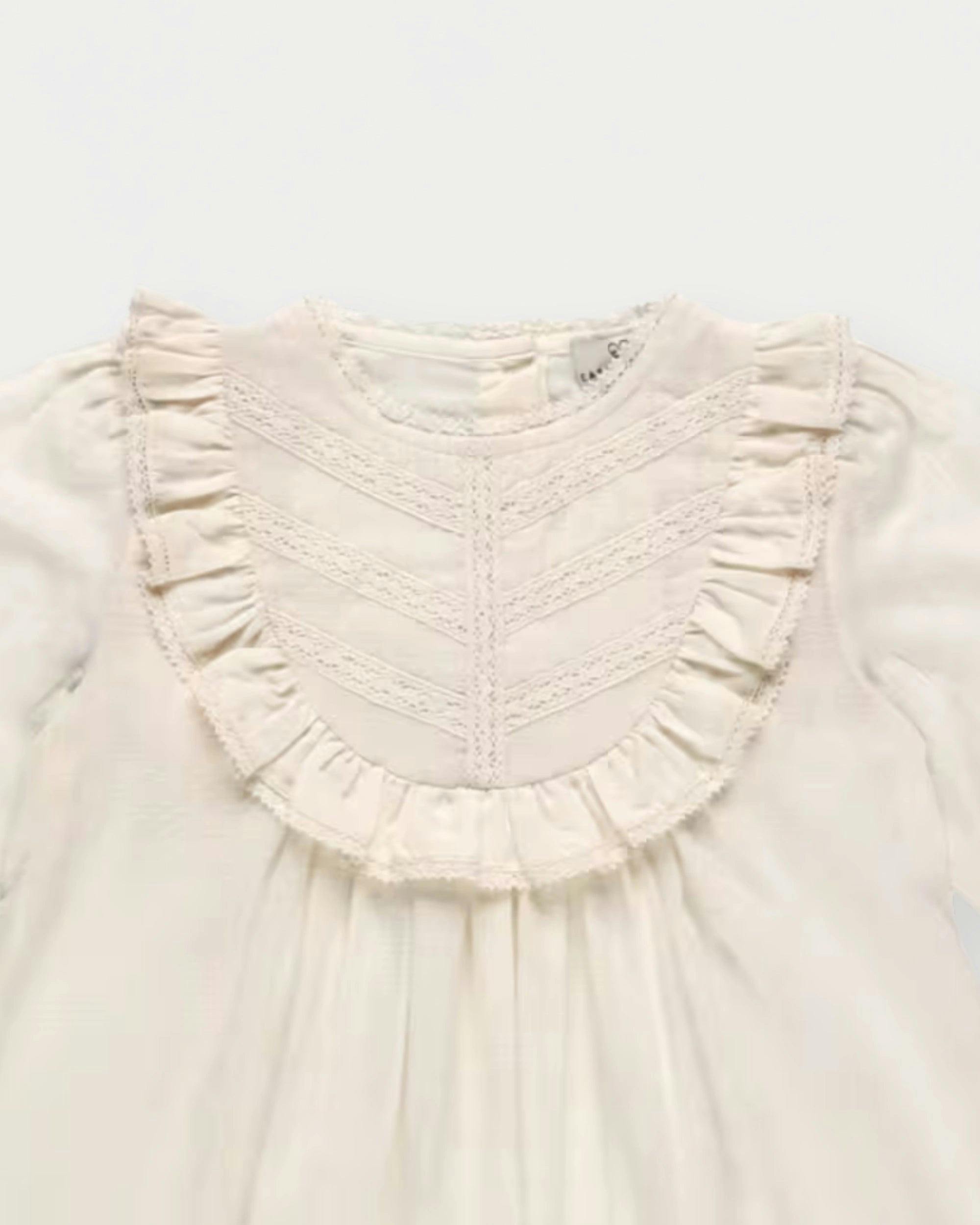 Lauren Blouse - Jeera Dobby Ecru