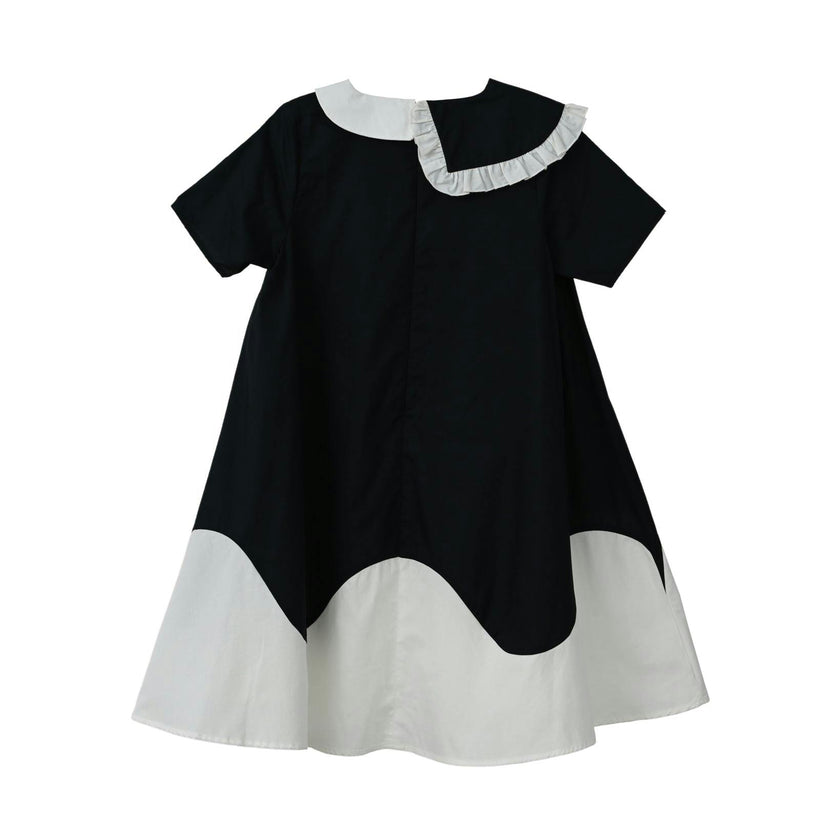 Lola dress (black/off-white)
