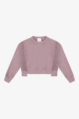 Tenly Cotton Fleece Reverse Insert Sweater