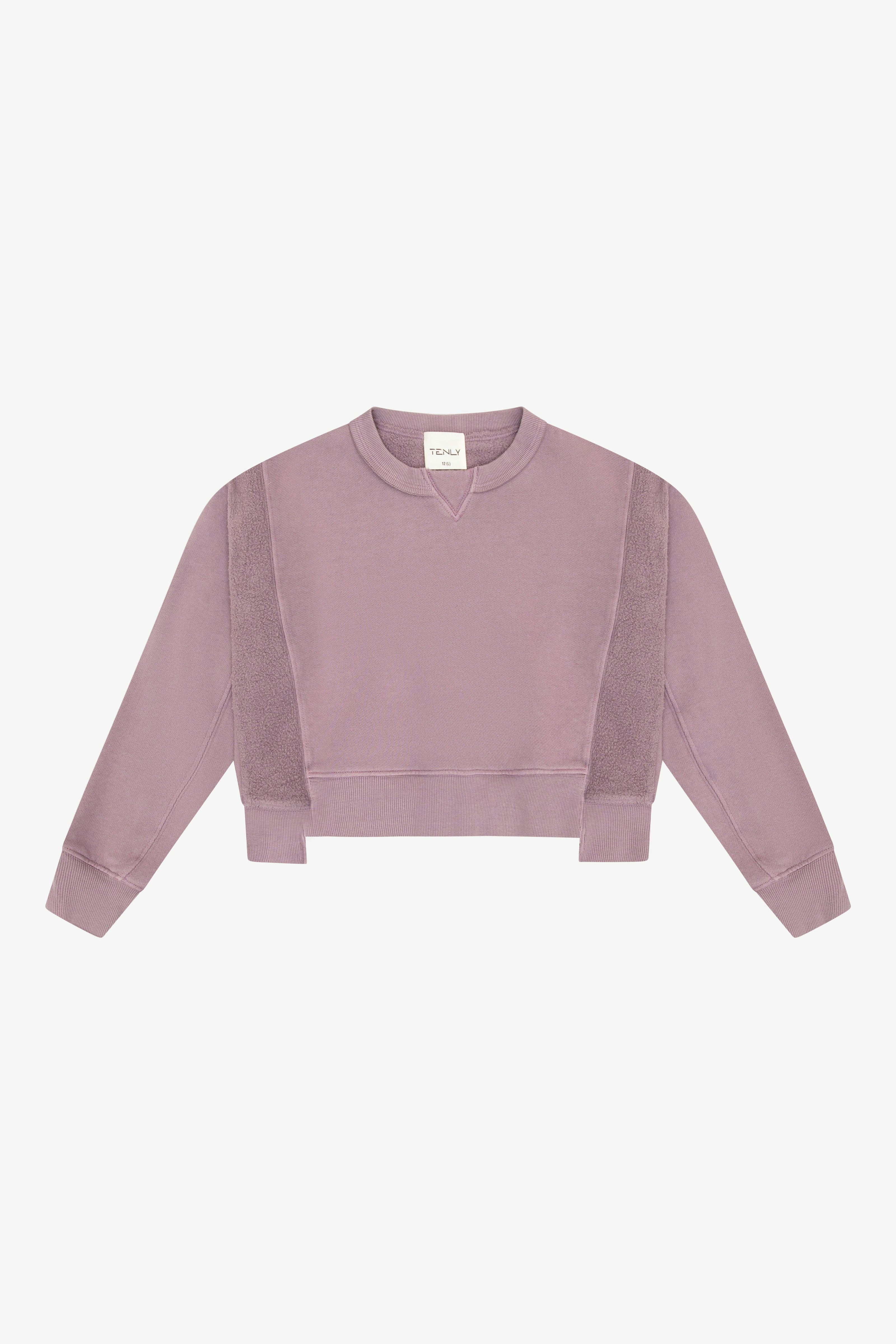Tenly Cotton Fleece Reverse Insert Sweater