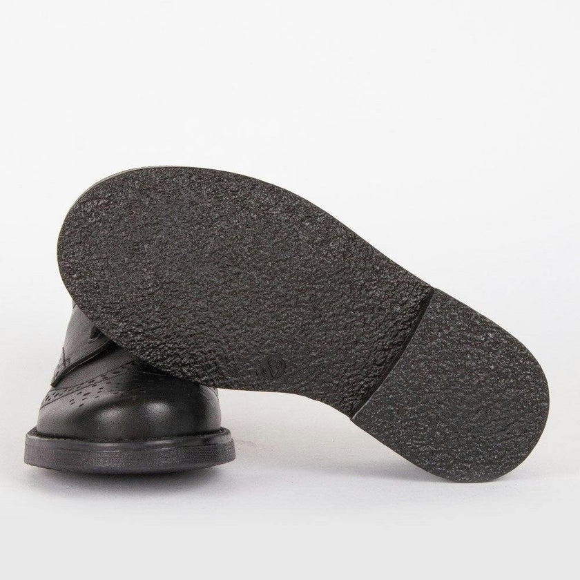 Hampton Classics Hamish School Shoes in Black