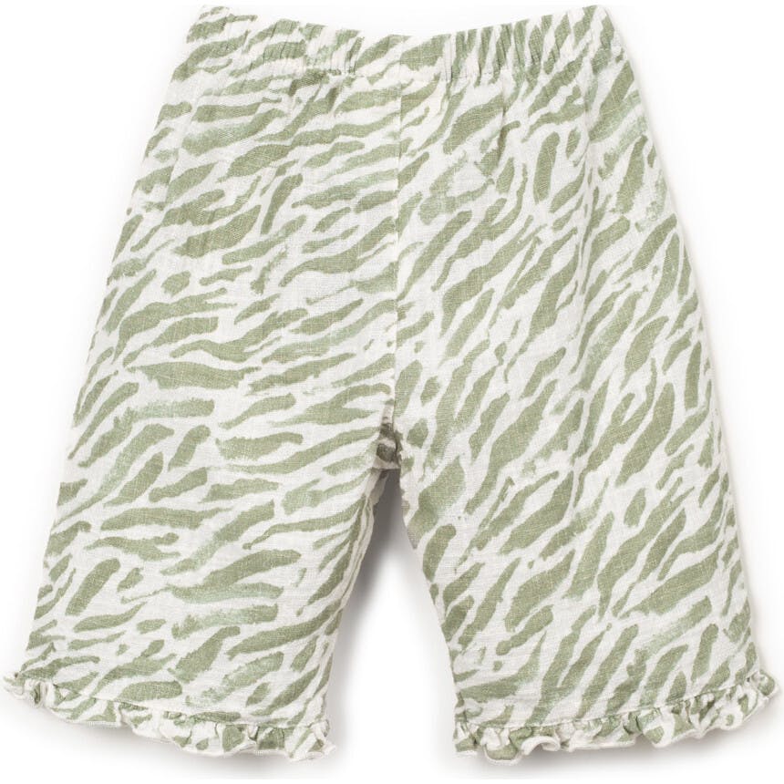 Woven Animal Print Pants