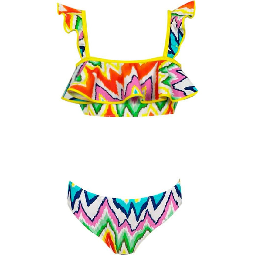 Akeno Sleeveless Ruffle Front Two-Piece Bikini
