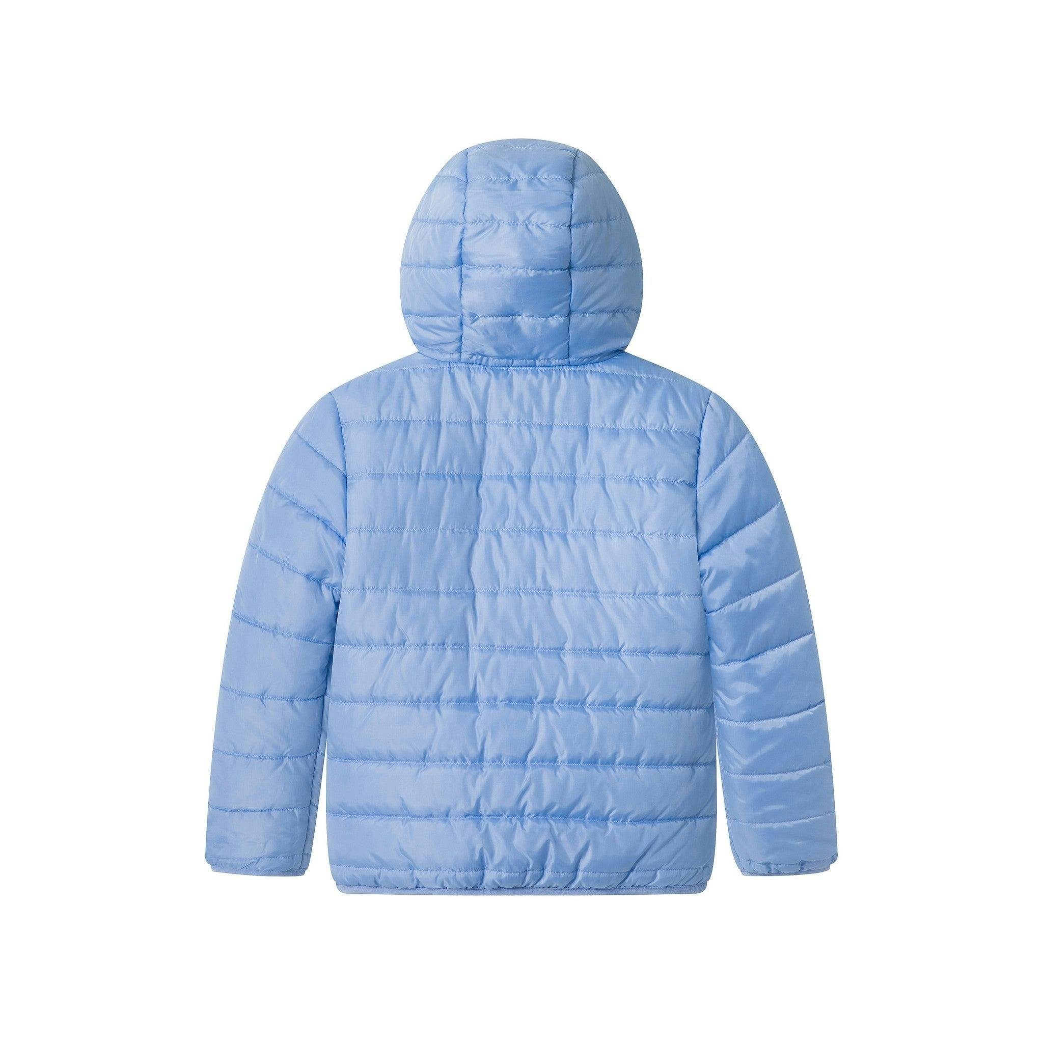 Reversible Color-Changing Puffer Jacket | Blue Floral