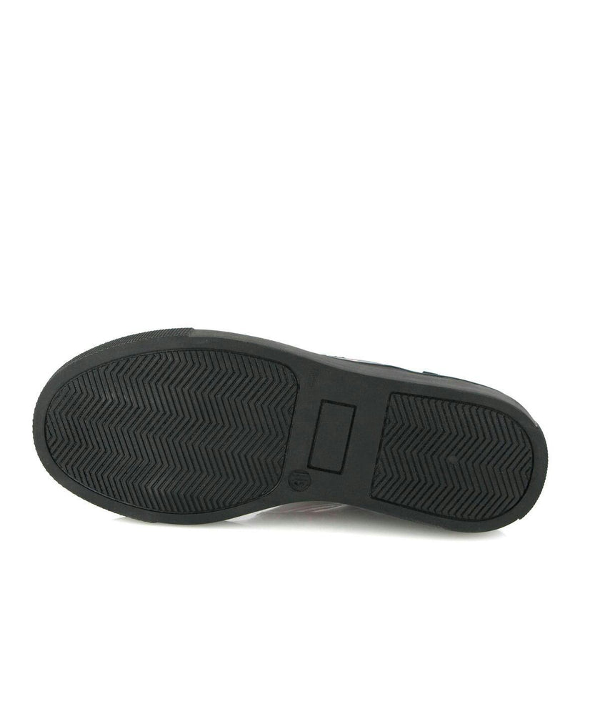 Slip On Patent Leather Sneakers, Black Red & green