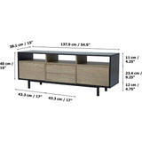 Bryson TV Stand For Flat Screen TVs Up To 65” With Storage