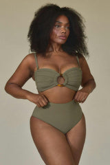 Tori Ties Bandeau Bikini Top