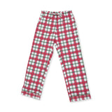 Holiday Plaid - Adult Long Sleeve Coat Style and Pant with Pockets