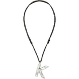 Grande Monogram Necklace in Silver