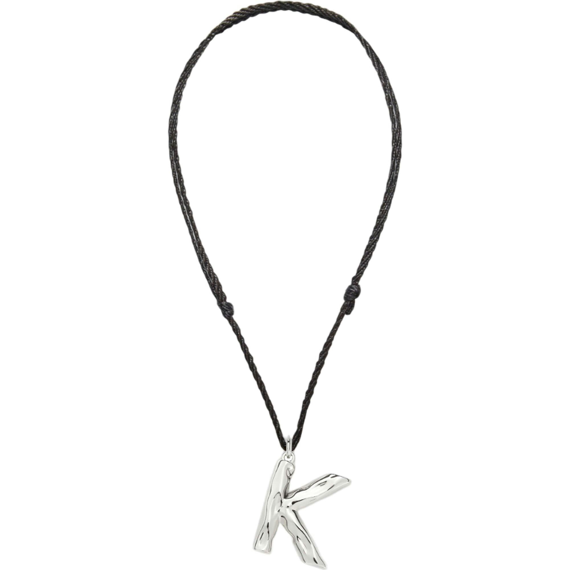 Grande Monogram Necklace in Silver