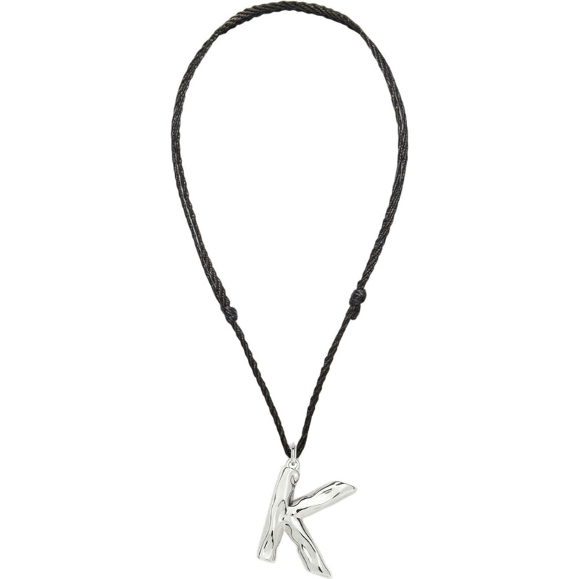 Grande Monogram Necklace in Silver