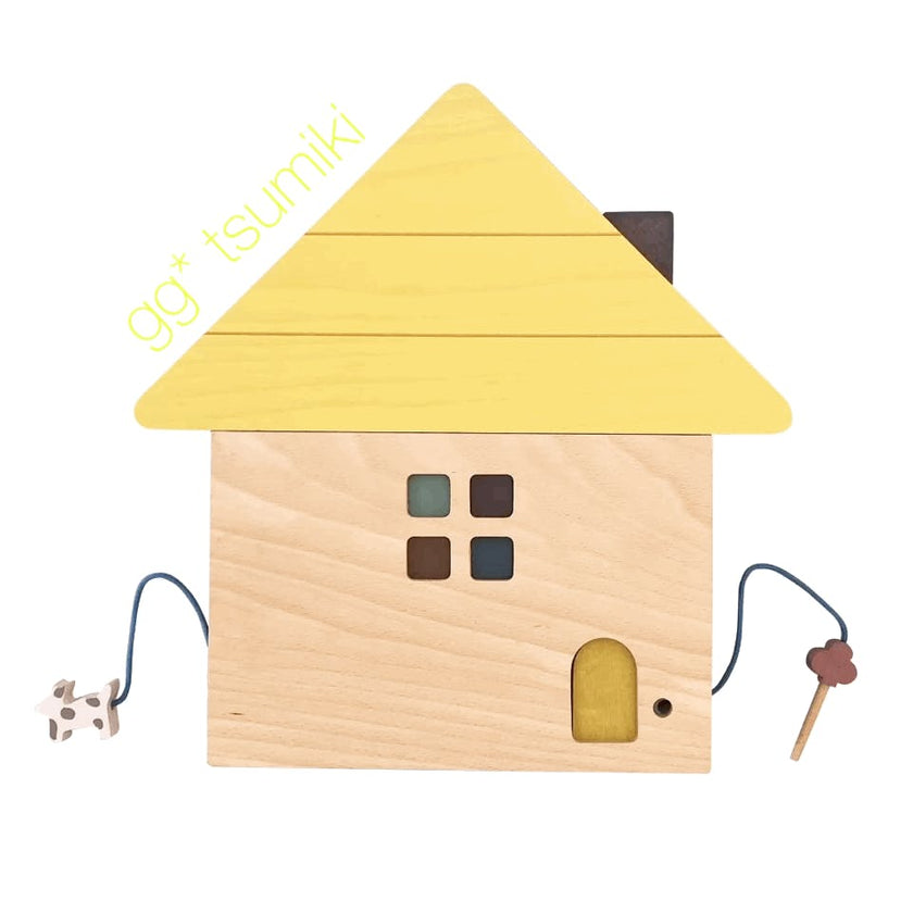 Tsumiki tidy toy block set house