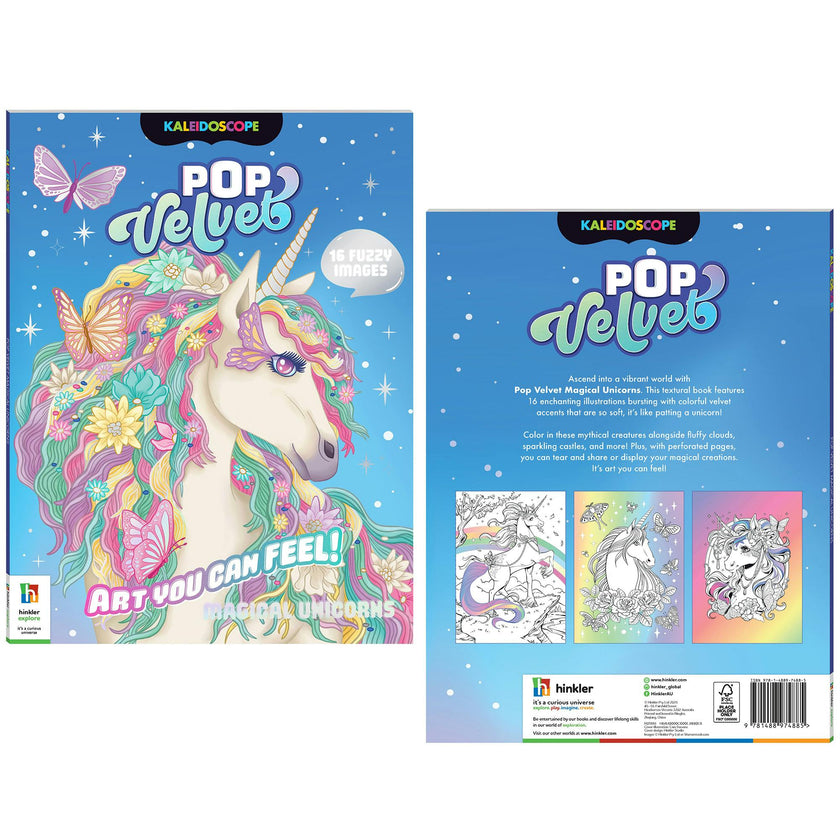 Kaleidoscope: Pop Velvet Coloring - Magical Unicorns