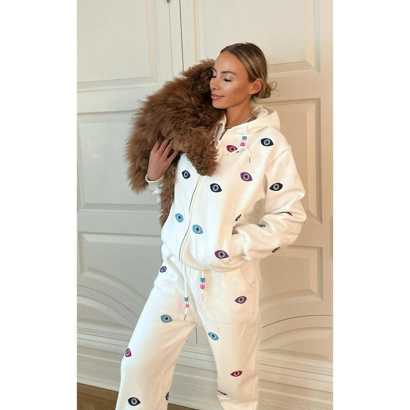Women’s Rainbow Evil Eye Jogger Set