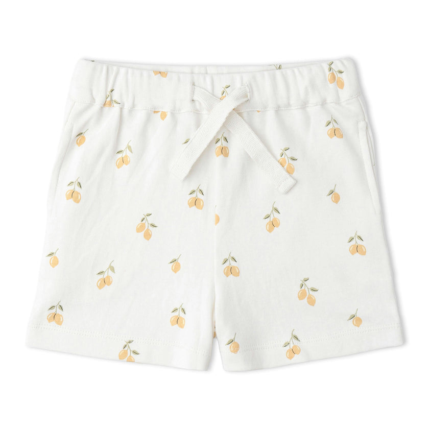 Organic Tee & Shorts Set - Lemons