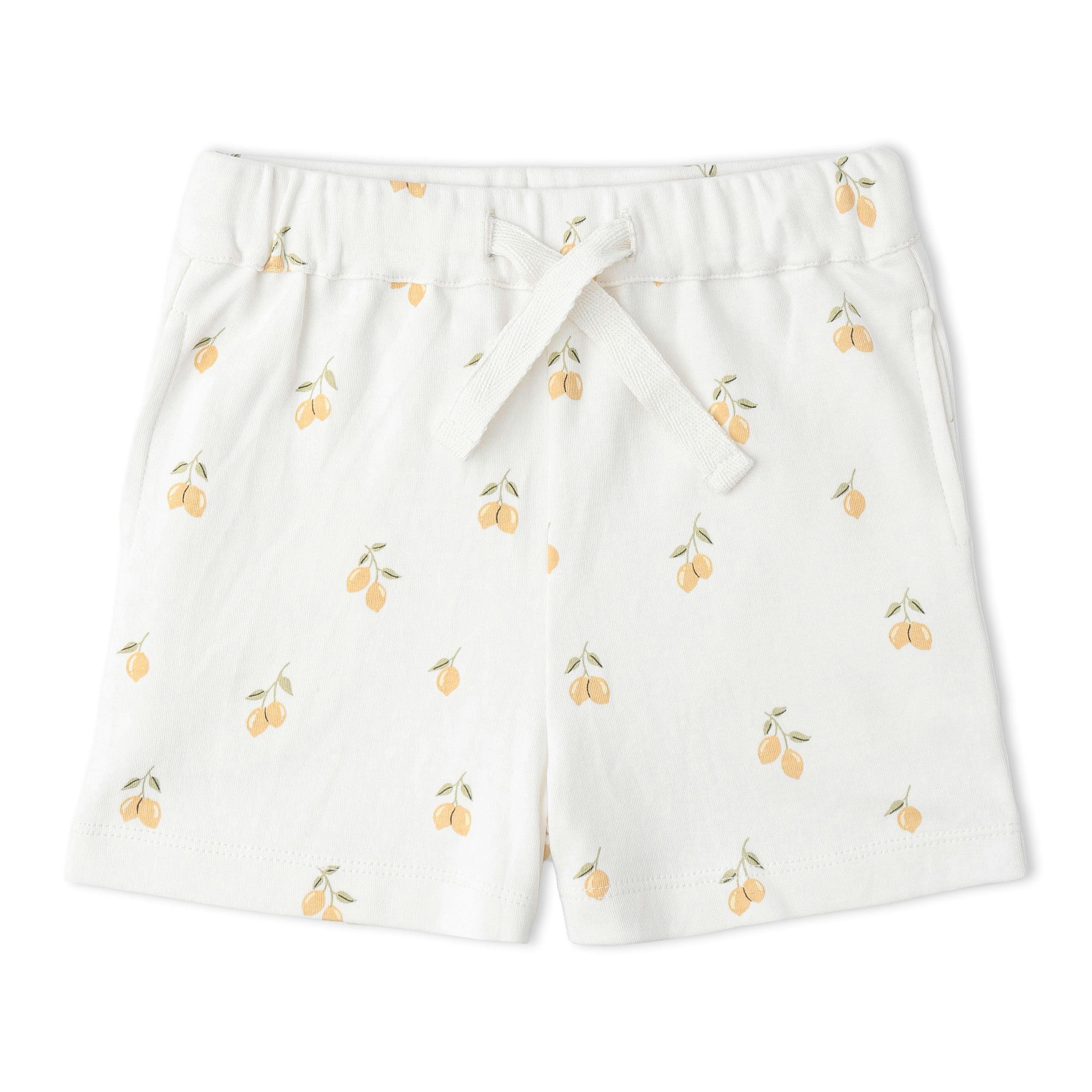 Organic Tee & Shorts Set - Lemons