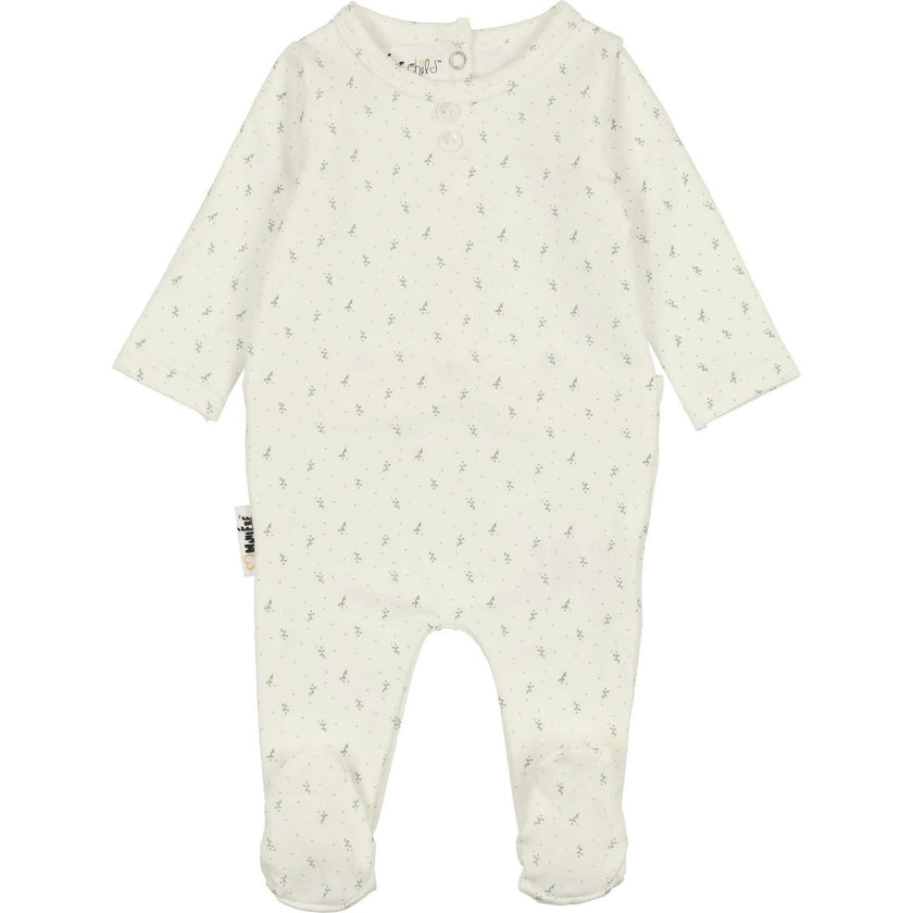 Buttons & Polka Dots Footie