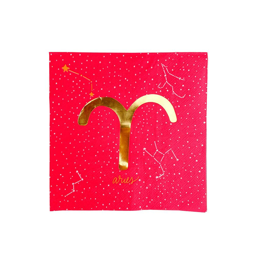 Zodiac Aries Large Napkins