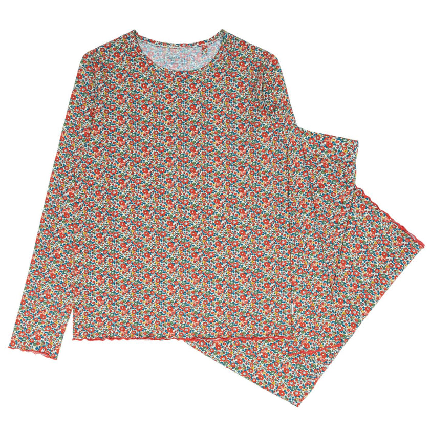 women's Betsy Ann pajamas set made with Liberty Fabrics