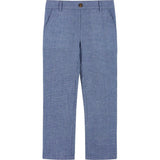 Boys (2-3) Seersucker Vest Suit Set | Blue & Pink