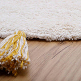 Hand-Tufted Tassel Round Rug