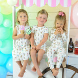 Ice Cream Bamboo Kids Pajama Short Set
