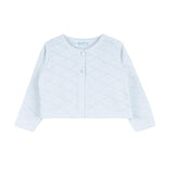 Diamond Pointelle Cropped Cardigan