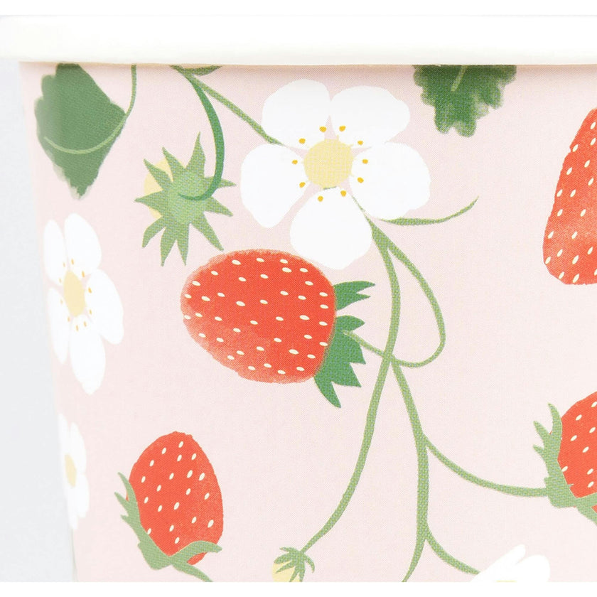 Strawberry Pattern Cups