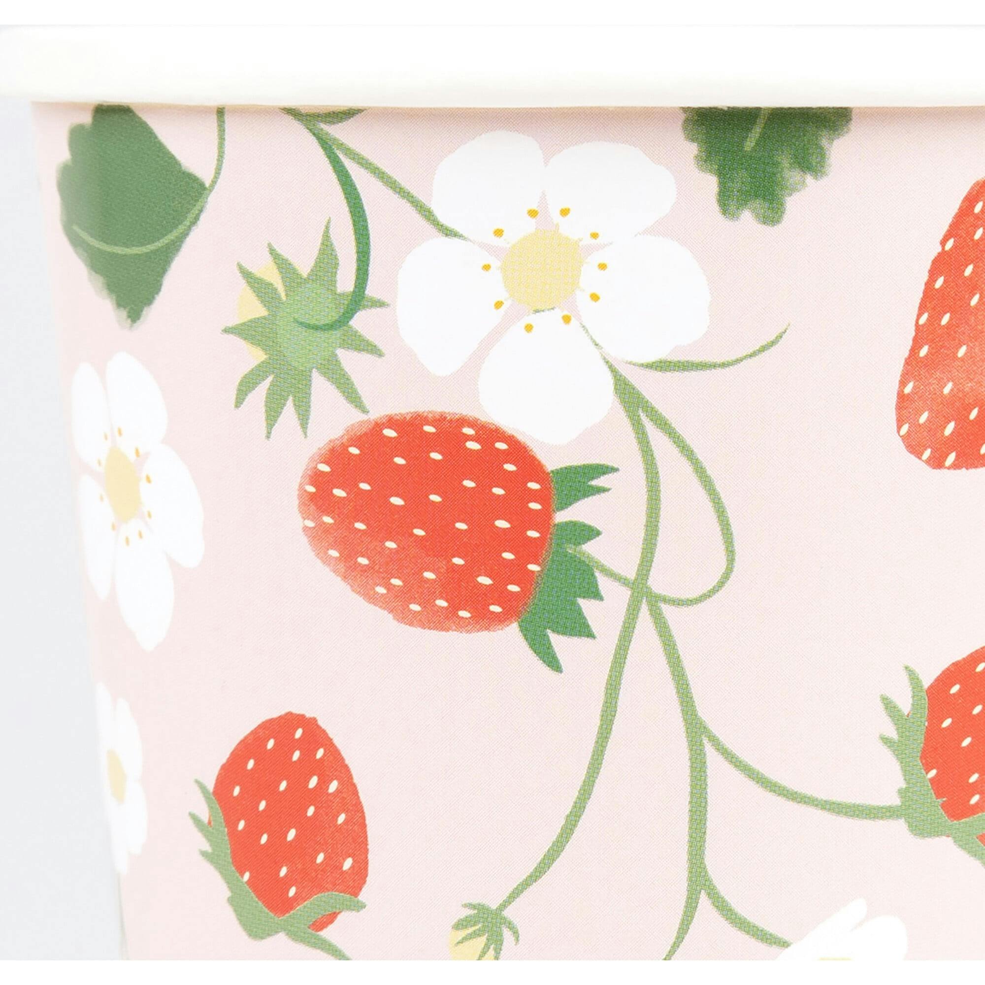 Strawberry Pattern Cups