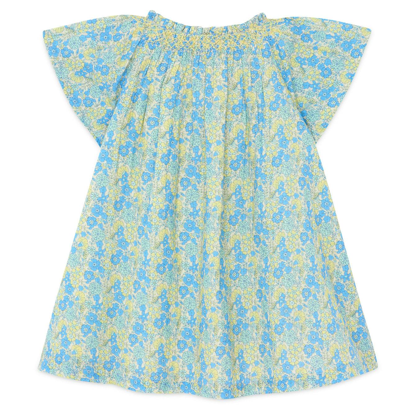 BONTON Noisette Baby Dress - Summer Blue
