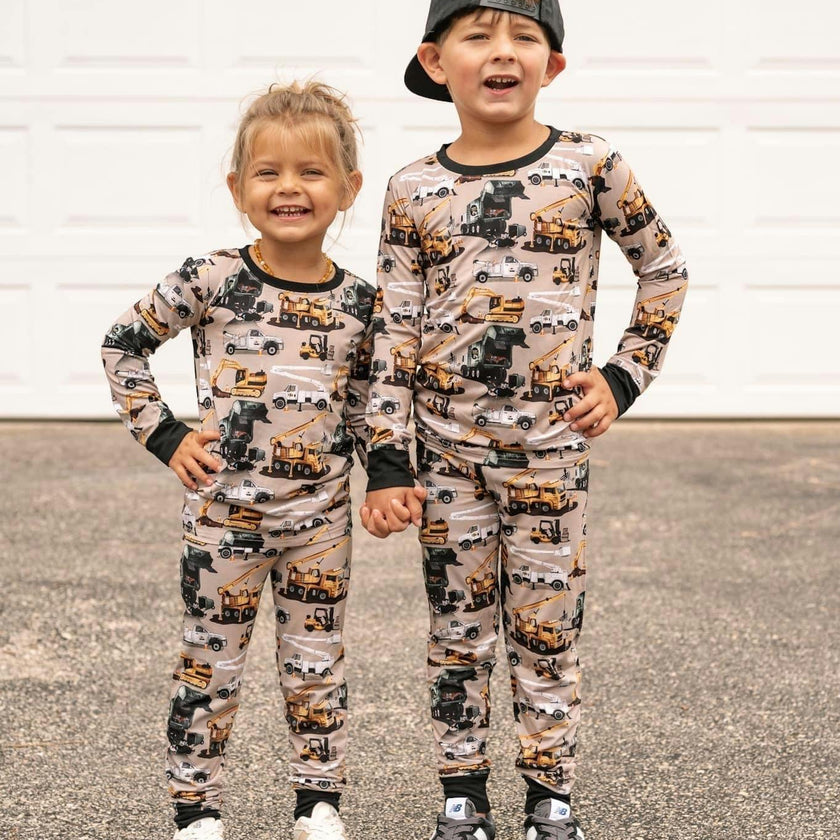 Work Hard, Play Hard 2 Piece Pajama Set