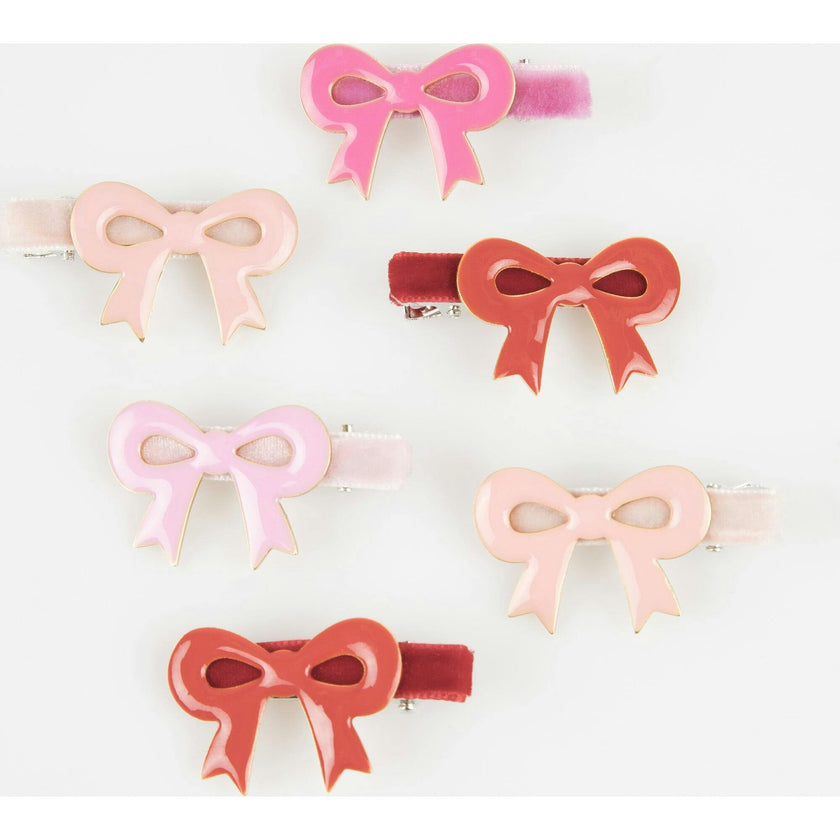 Valentine'S Bow Hair Clips