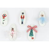 Embroidered Nutcracker Hair Clips