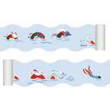 Wallpaper frieze Riū color Ciel