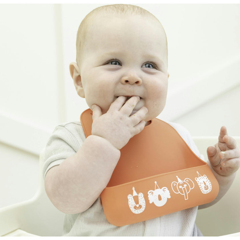 Party Animals Little Bites Narrow Bib