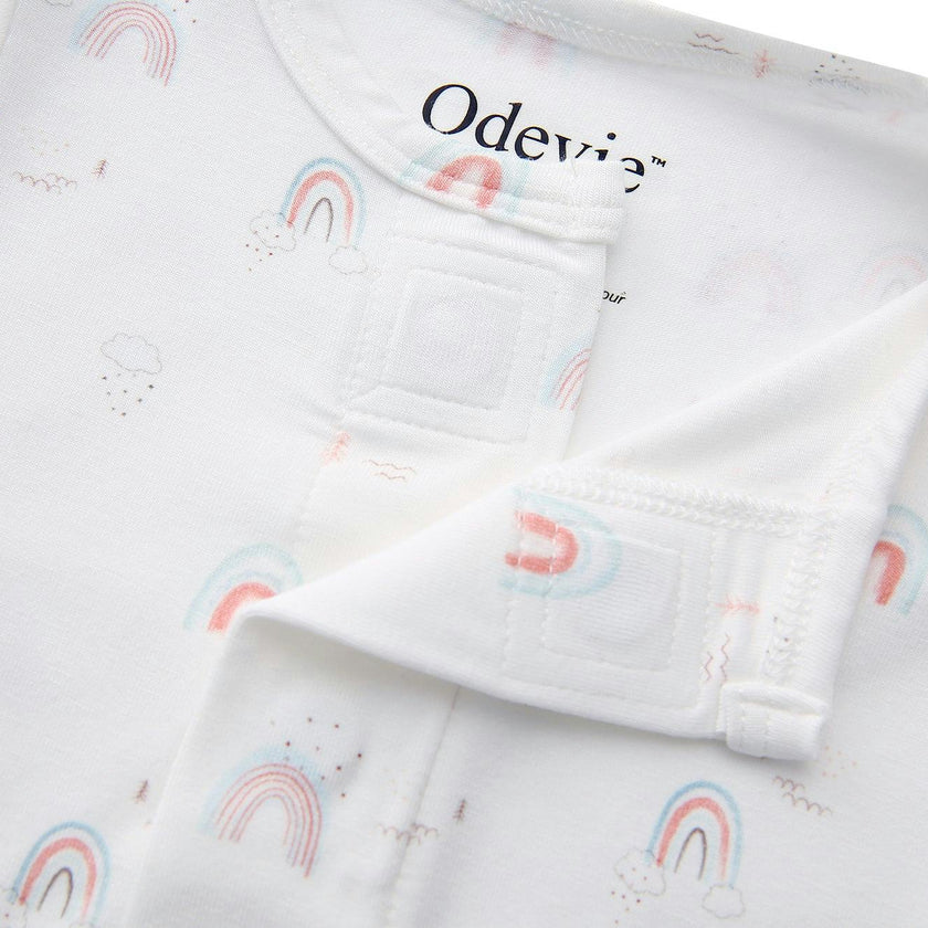Bamboo Footie Pajama Sleepsuit - Arc en ciel