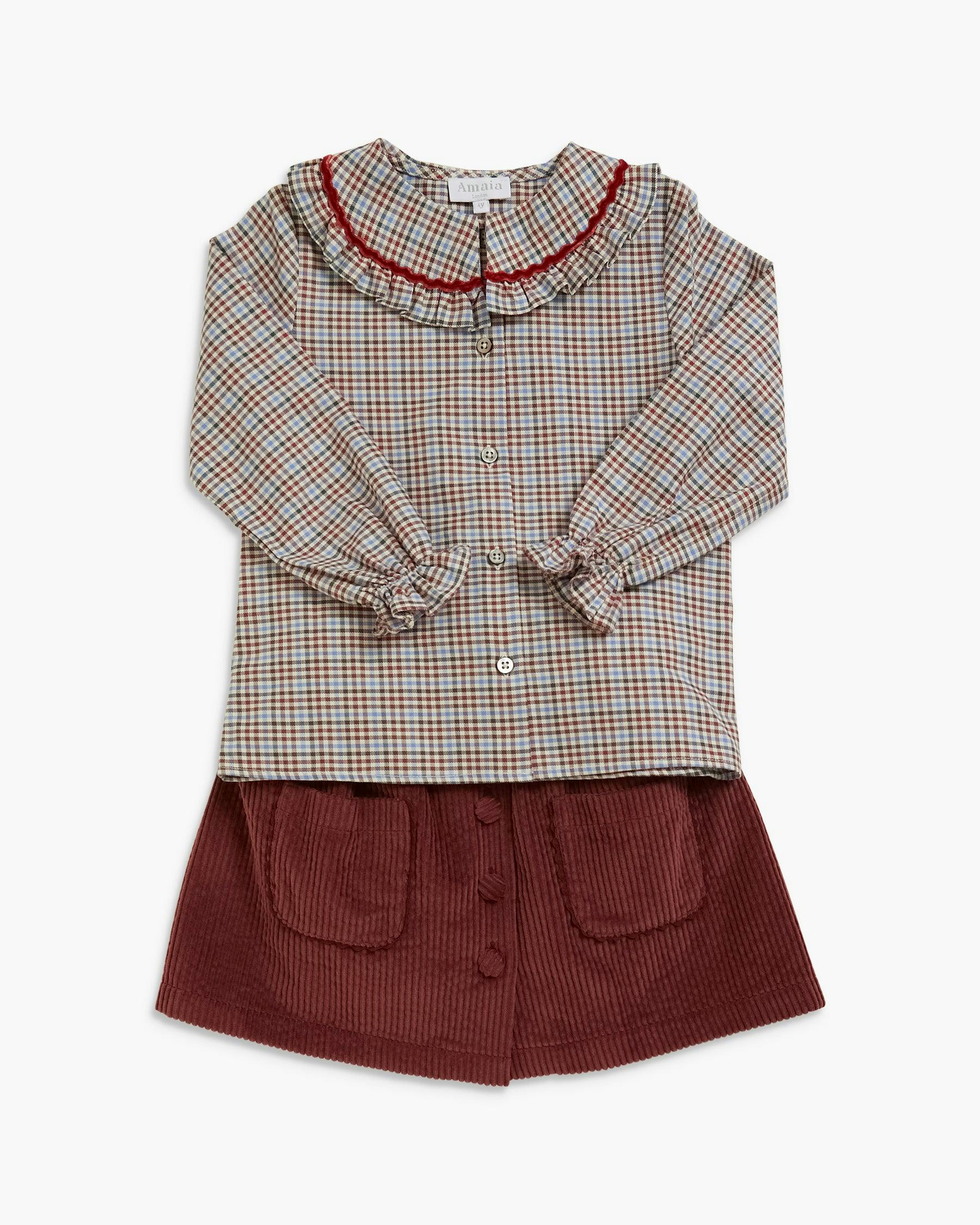 Smala Skirt Garnet Corduroy