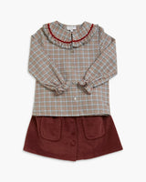 Grenelle Blouse Multico Check Twill