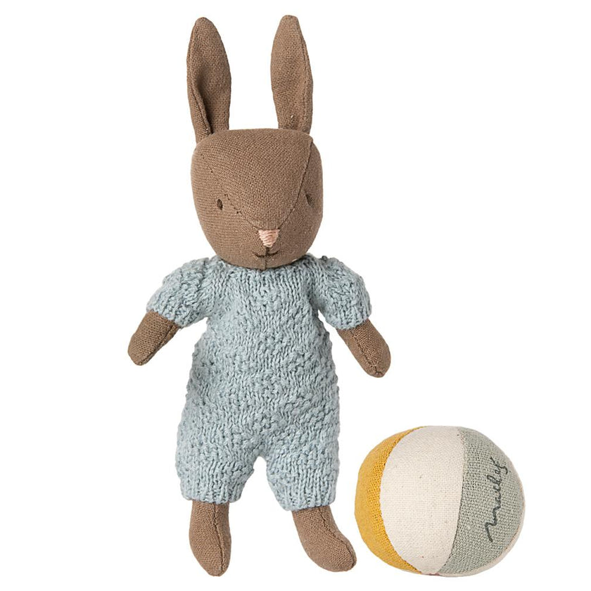 Rabbit set, Micro - Brown - Blue