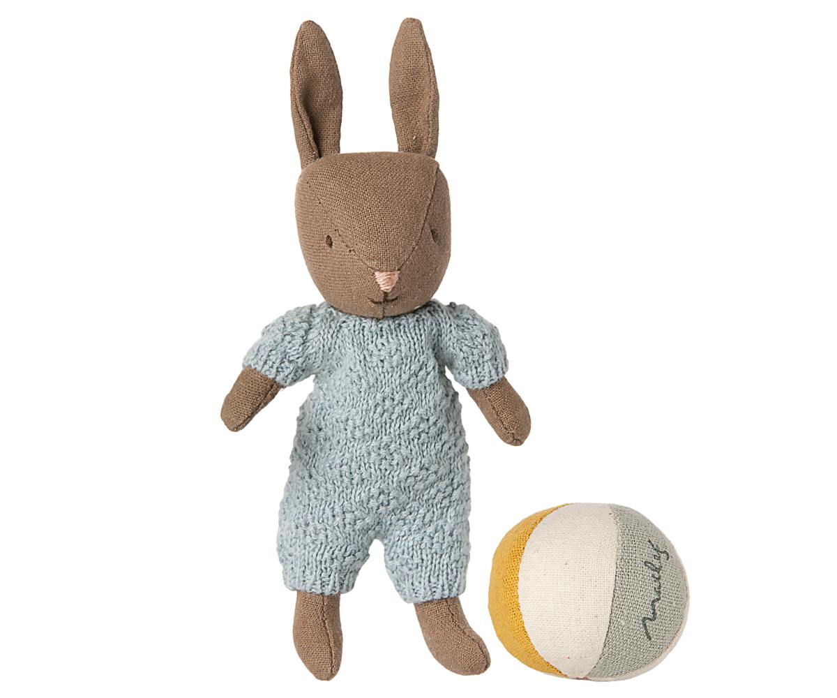 Rabbit set, Micro - Brown - Blue