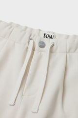 Organic Cotton Recycled Polyester Pleated Pant
