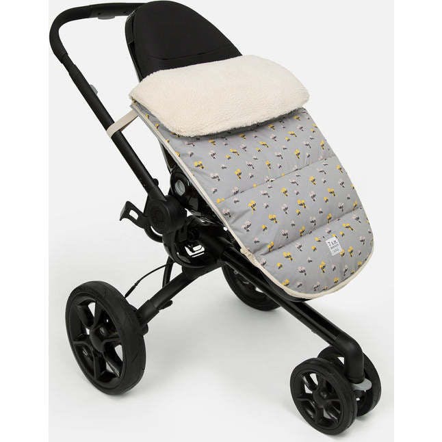 BenjiPOD Floral Print Zipped Footmuff
