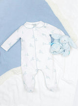 Baby Bunny Onesie in Pale Blue