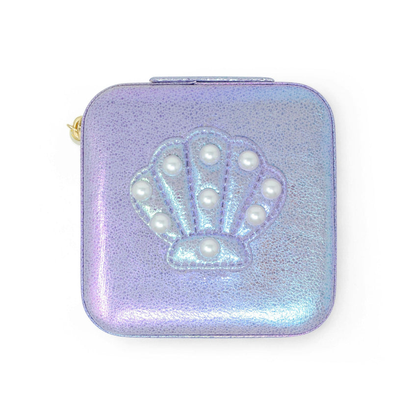 Girl's Mermaid Seashell Pearl Jewelry Box