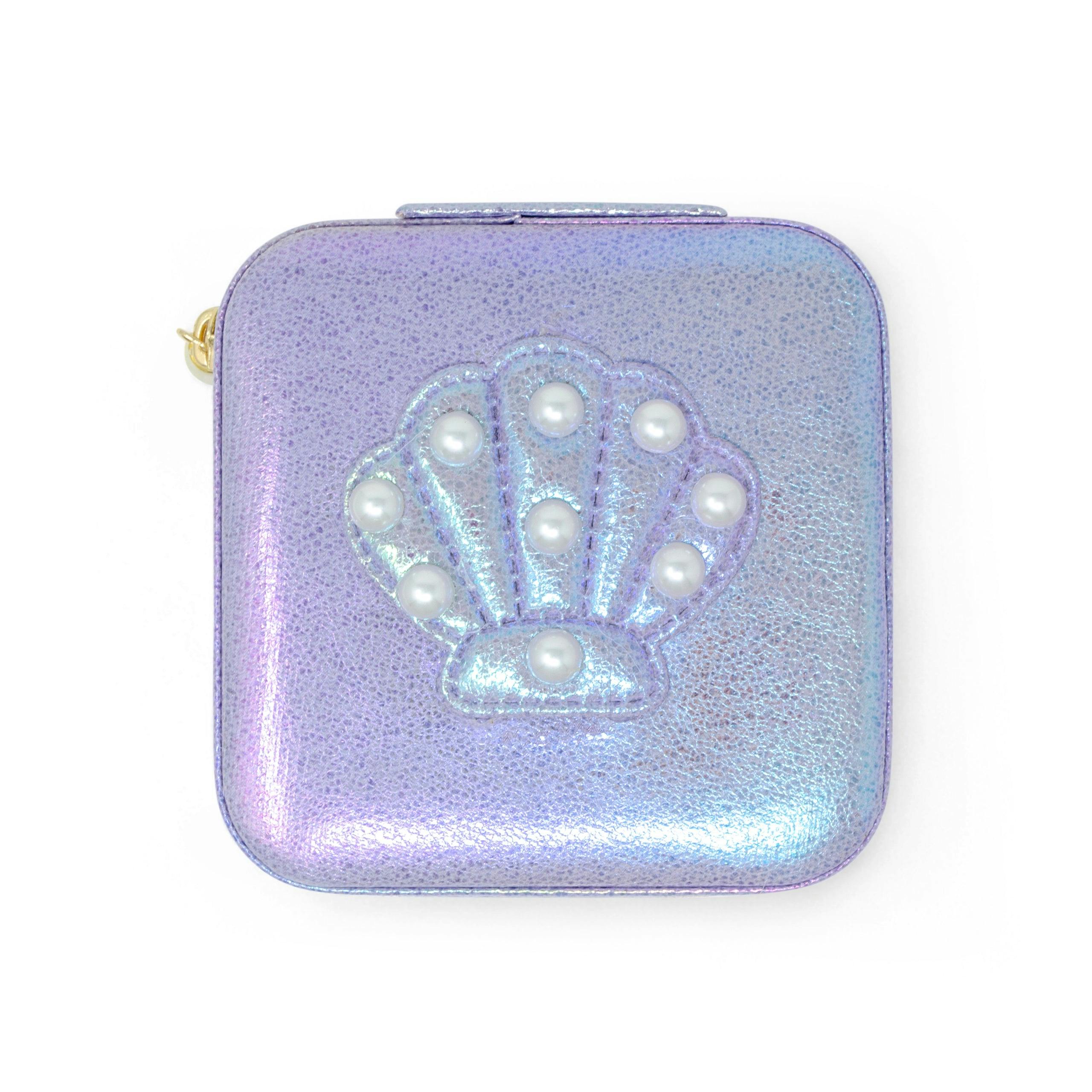 Girl's Mermaid Seashell Pearl Jewelry Box