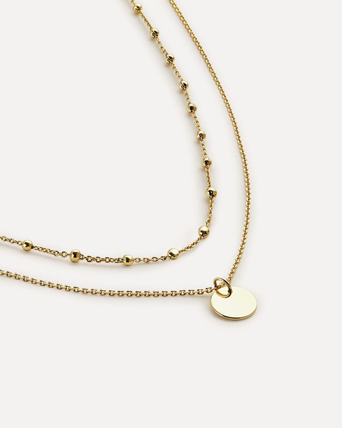 Coin Necklace Set - Willow