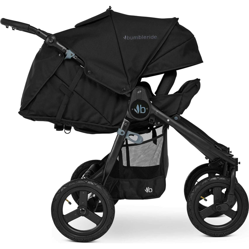 Indie Twin Black Double Stroller